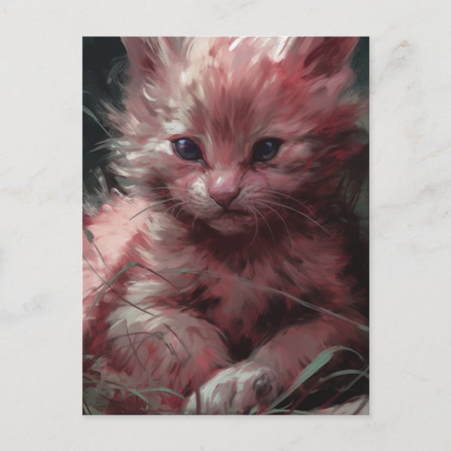 Die Moody Kitten Postkarte (Vorderseite)
