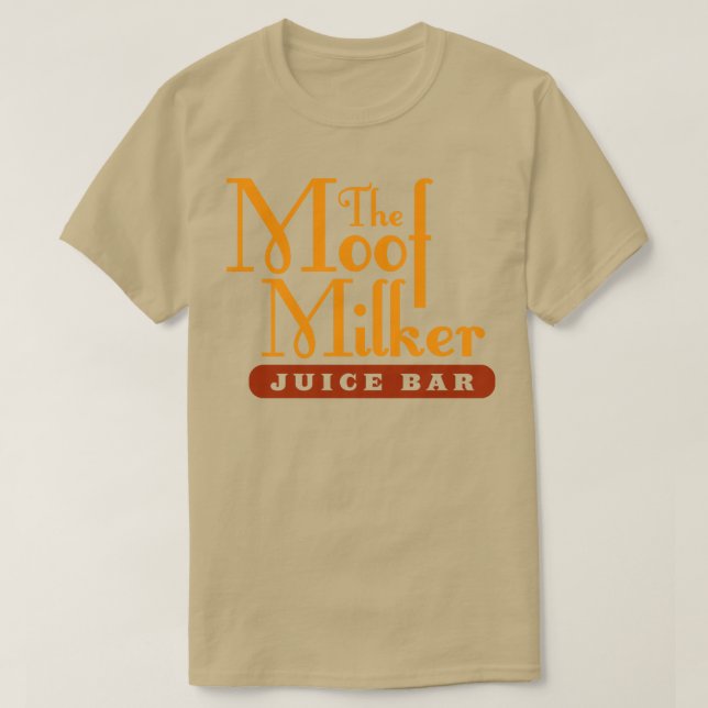 Die Moof Milker Juice-Bar T-Shirt (Design vorne)