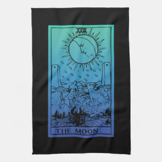 Die Moon Tarot Card Gradient Küchentuch