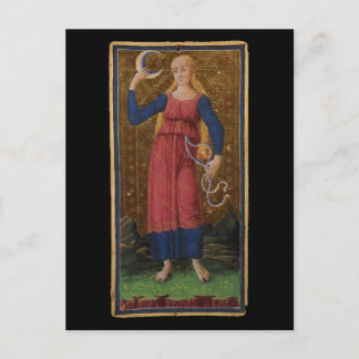 Die Moon Tarot Card Postkarte
