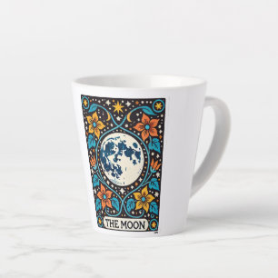 Die Moon Tarot Card Vollmond Luna Milchtasse