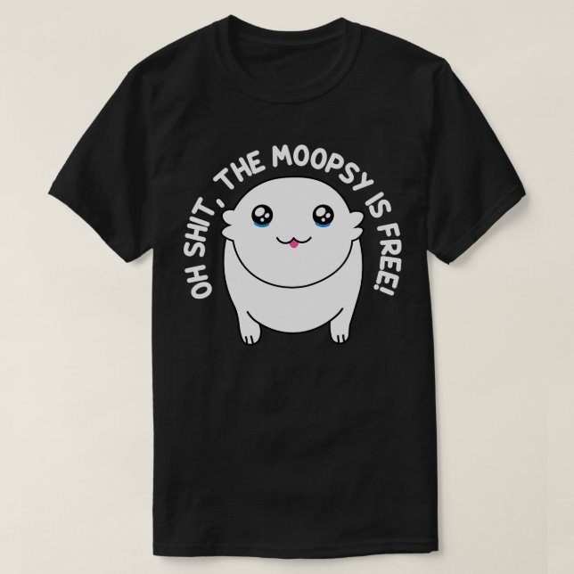 Die Moopsie ist eine freie lustige Moopsie T-Shirt (Design vorne)