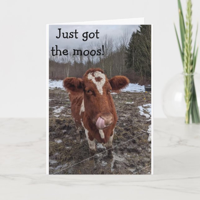 DIE MOOS (NACHRICHTEN) FREUEN SIE SICH AUF DEN "GE KARTE (Vorderseite)