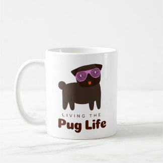 Die Mops Life Tasse (pink)