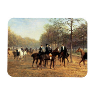Die Morgen-Fahrt, faule Reihe, Hyde Park, 1894 (Ö Magnet