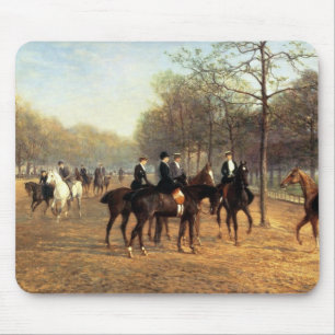 Die Morgen-Fahrt, faule Reihe, Hyde Park, 1894 (Ö Mousepad