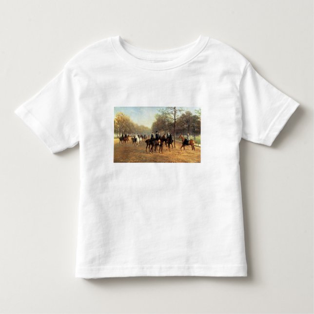 Die Morgen-Fahrt, faule Reihe, Hyde Park, 1894 (Öl Kleinkind T-shirt (Vorderseite)