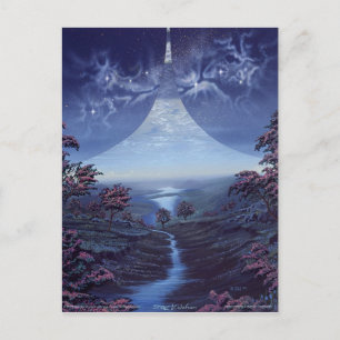 Die Morgendämmerung auf der Ring World nähern Postkarte