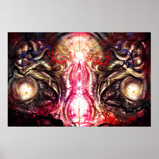 Die Morgendämmerung bricht durch Poster