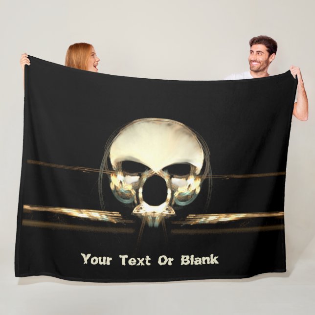 Die Morgendämmerung des Menschen Fleecedecke (Beispiel)