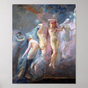 Die Morgensterne von Sarah Paxton Ball Dodson 1887 Poster