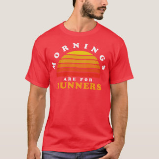 Die Morgenstunden sind für die Läufer Marathon lau T-Shirt