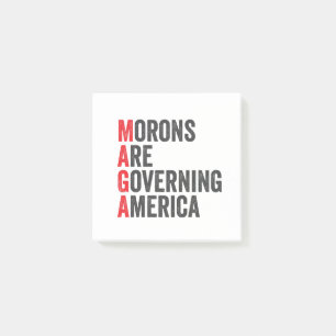 Die Morone regieren Amerika am 4. Juli Post-it Klebezettel