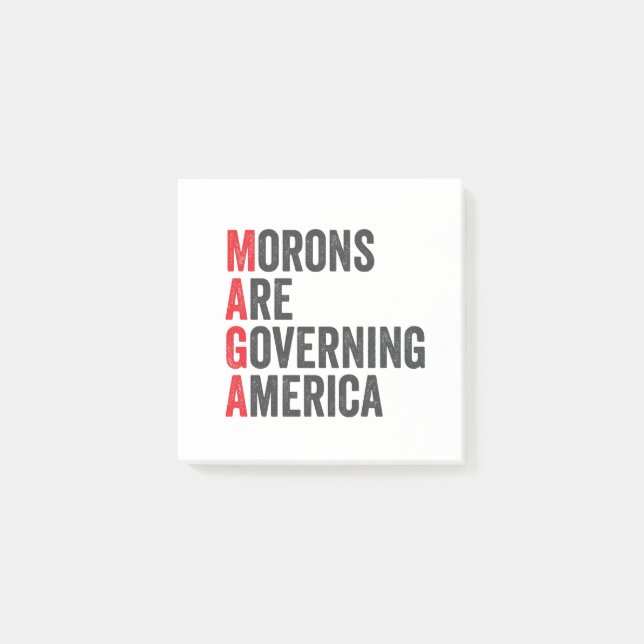 Die Morone regieren Amerika am 4. Juli Post-it Klebezettel (Vorderseite)