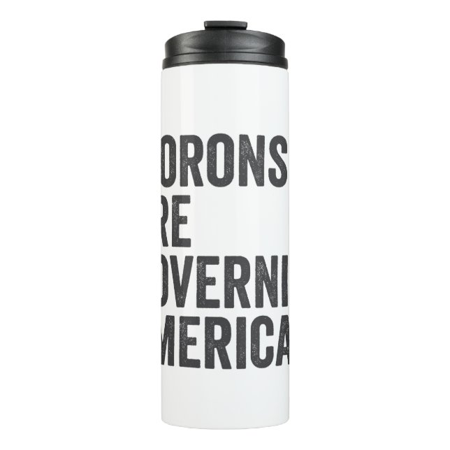 Die Morone regieren Amerika am 4. Juli Thermosbecher (Vorderseite)