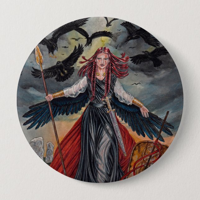 Die Morrigan Button (Vorderseite)
