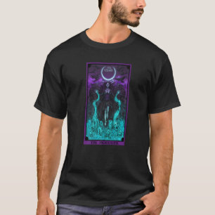 Die Morrigan Death Tarot Card Gothic Pagan Hexe T T-Shirt