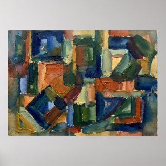 Die Mosaikfenster der inneren Vision Wandkunst Poster