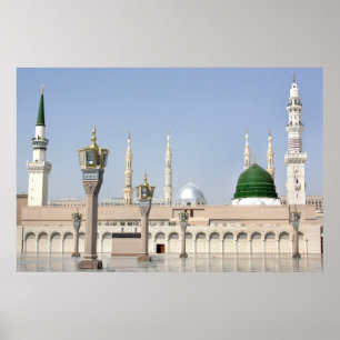Die Moschee des Propheten (Al-Masjid an-Nabawi) Poster