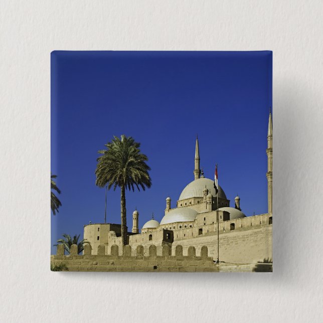Die Moschee von Muhammad Ali in der Zitadelle, auc Button (Vorderseite)