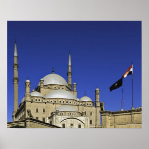Die Moschee von Muhammad Ali in der Zitadelle, auc Poster
