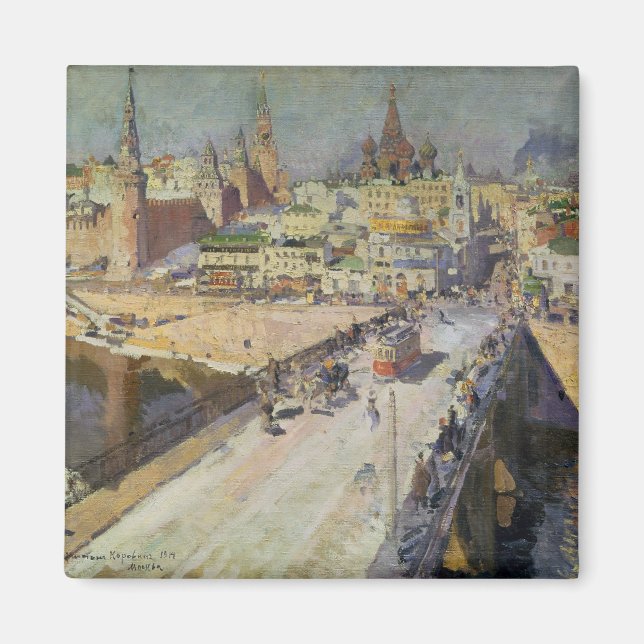 Die Moskva-Brücke, 1914 Magnet (Vorne)