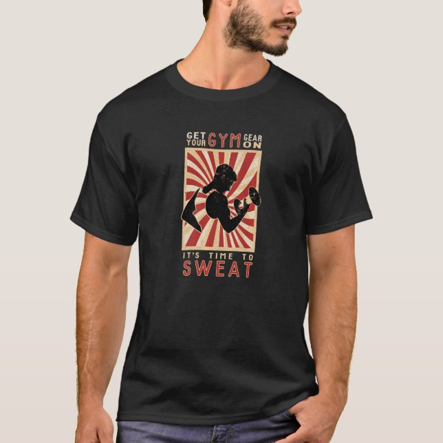 Die Motivation bringt Ihr Gymnastikgerät pünktlich T-Shirt (Vorderseite)