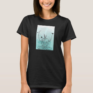 Die Motivierend Medizin des Yoga-Bird für Frauen i T-Shirt