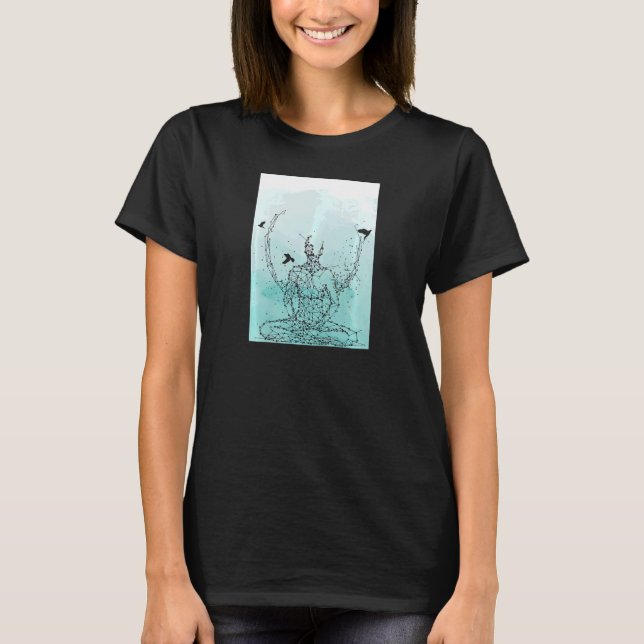 Die Motivierend Medizin des Yoga-Bird für Frauen i T-Shirt (Vorderseite)