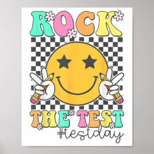 Die Motivierend Testtage werden an den Zähnen des Poster