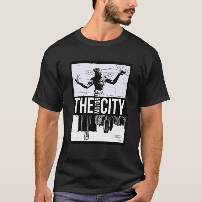 Die Motorstadt-Sammlung Detroit Motor City Mich T-Shirt (Vorderseite)