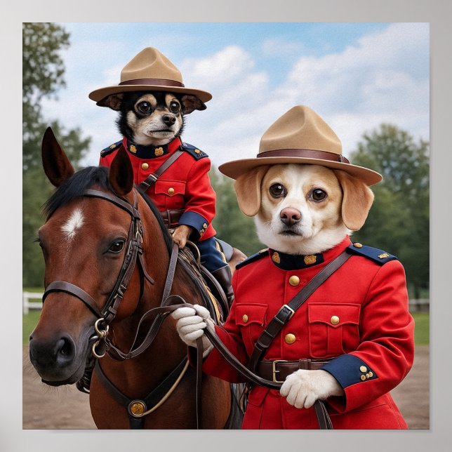 "Die Mounties kommen" Poster (Vorne)