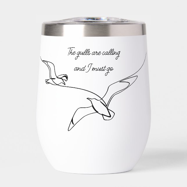 Die Möwen rufen und ich muss Seagull Kunst gehen (Vorderseite)