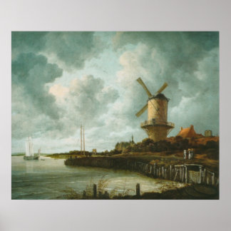 Die Mühle im Wijk-bij-Duurstede-Poster Poster