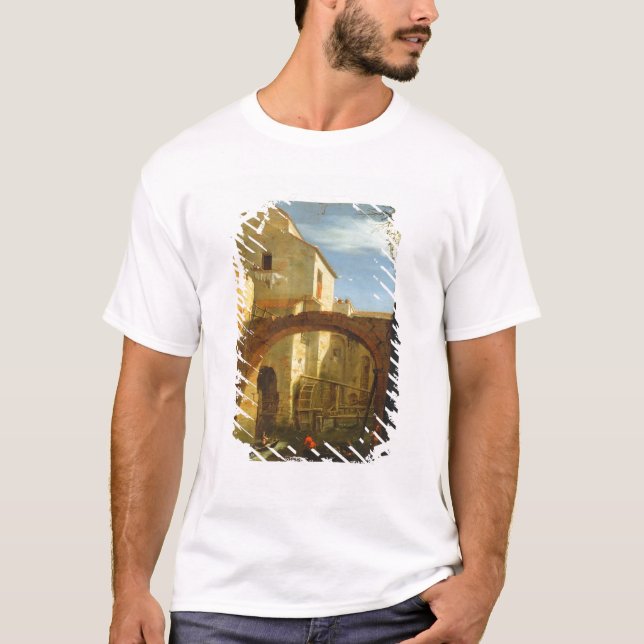 Die Mühle (Öl auf Leinwand) T-Shirt (Vorderseite)
