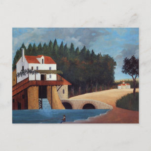 Die Mühle von Henri Rousseau Postcard Postkarte