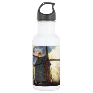 Die Mühle von La Galette Van Gogh Edelstahlflasche