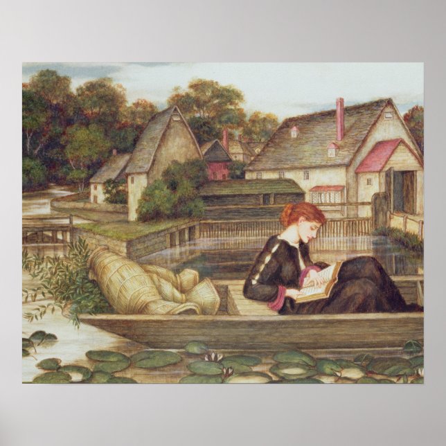 Die Mühle (w/c) Poster (Vorne)