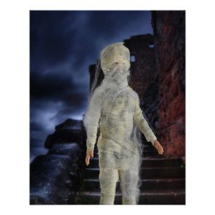 Die Mumie entkommt Ägypten. Halloween Poster
