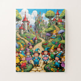 Die Munchkins des Zauberers Oz Puzzle