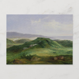 Die Mündung des Flusses Bidassoa Postkarte