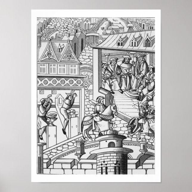 Die Münze nach einem Holzschnitt in 'De l'Institut Poster (Vorne)