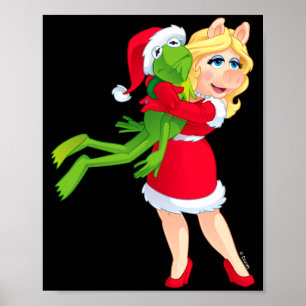 Die Muppets Kermit vermisst Ggy Weihnachten Poster