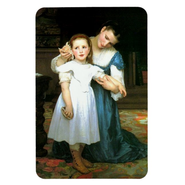 "Die Muschel" William-Adolphe Bouguereau Magnet (Vertikal)