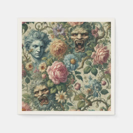 Die Muse Cerulean - gotisch Viktorianisch Serviette