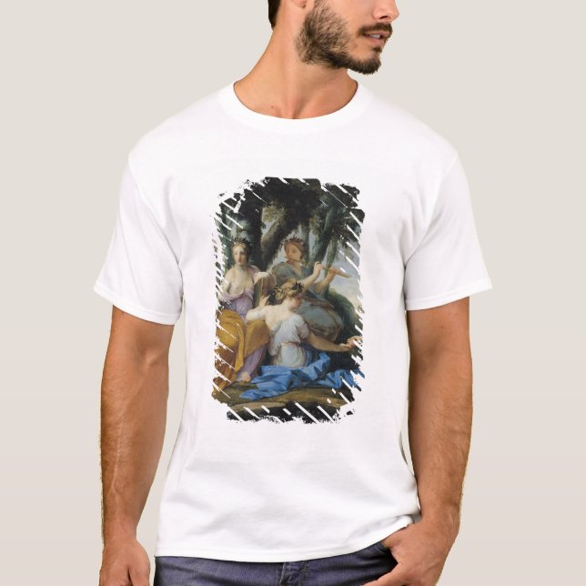 Die Musen, Clio, Euterpe und Thalia, c.1652-55 T-Shirt (Vorderseite)