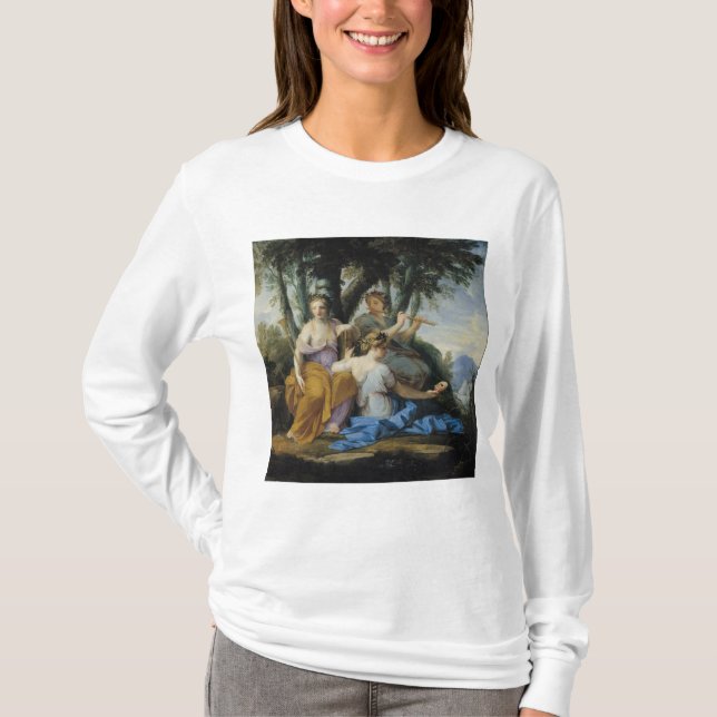 Die Musen, Clio, Euterpe und Thalia, c.1652-55 T-Shirt (Vorderseite)