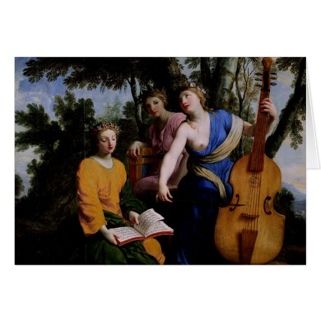 Die Musen Melpomene, Erato und Polymnia, 1652-55 (Vorderseite (Horizontal))