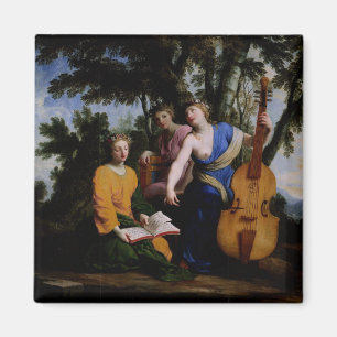 Die Musen Melpomene, Erato und Polymnia, 1652-55 Magnet