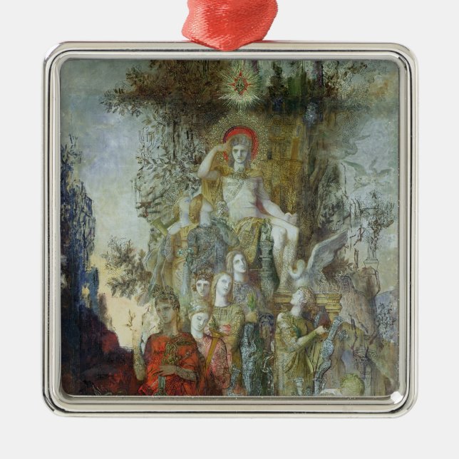 Die Musen Ornament Aus Metall (Vorne)